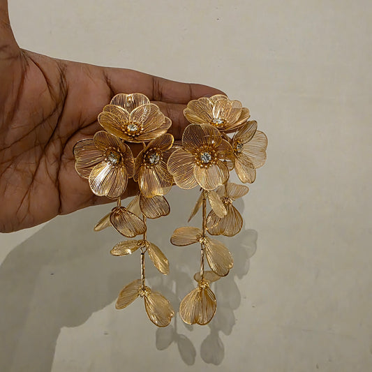 Zara inspired flower earrings