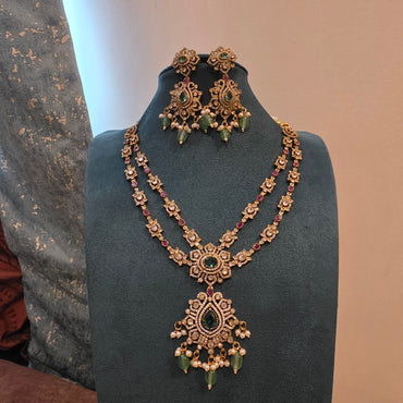 Bhama- layered victorian neckset
