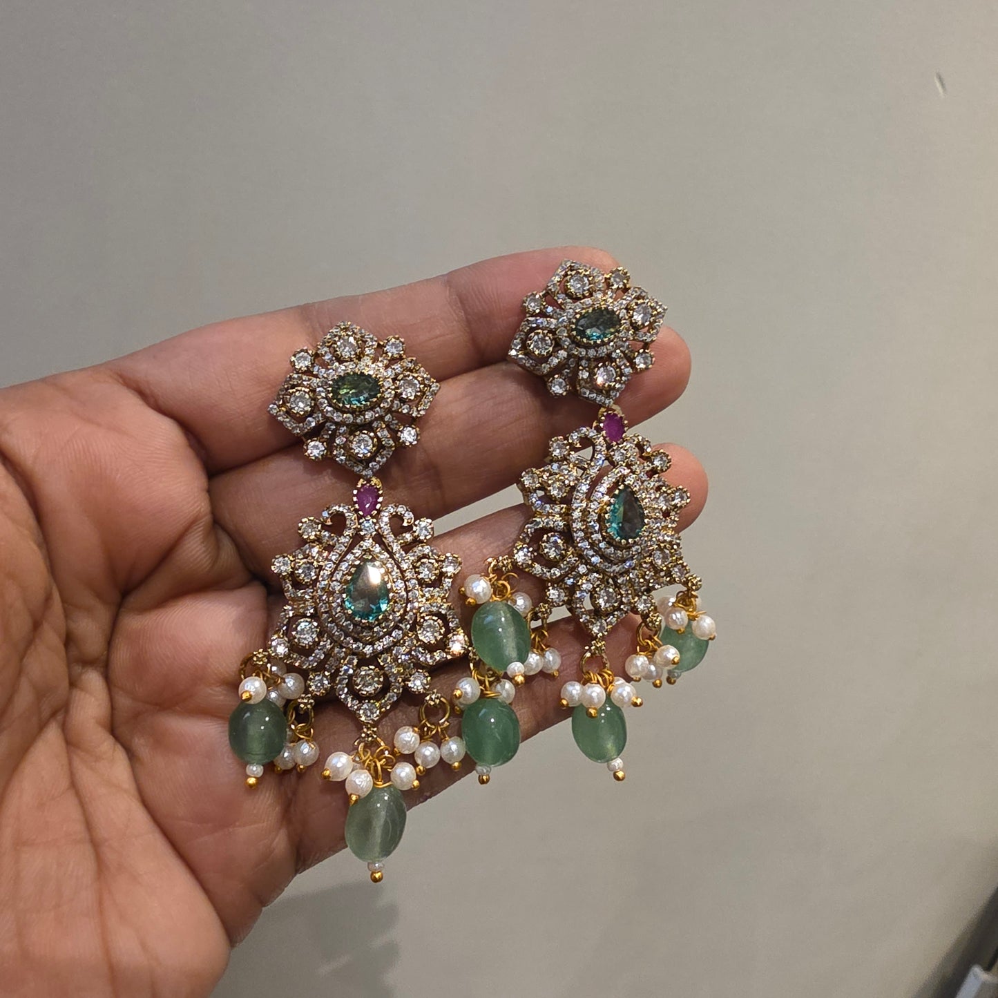 Bhama- layered victorian neckset