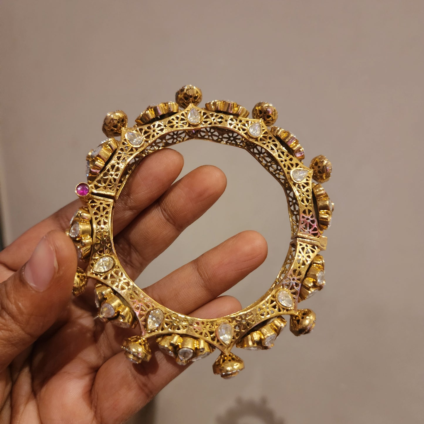 3d polki kada bangle