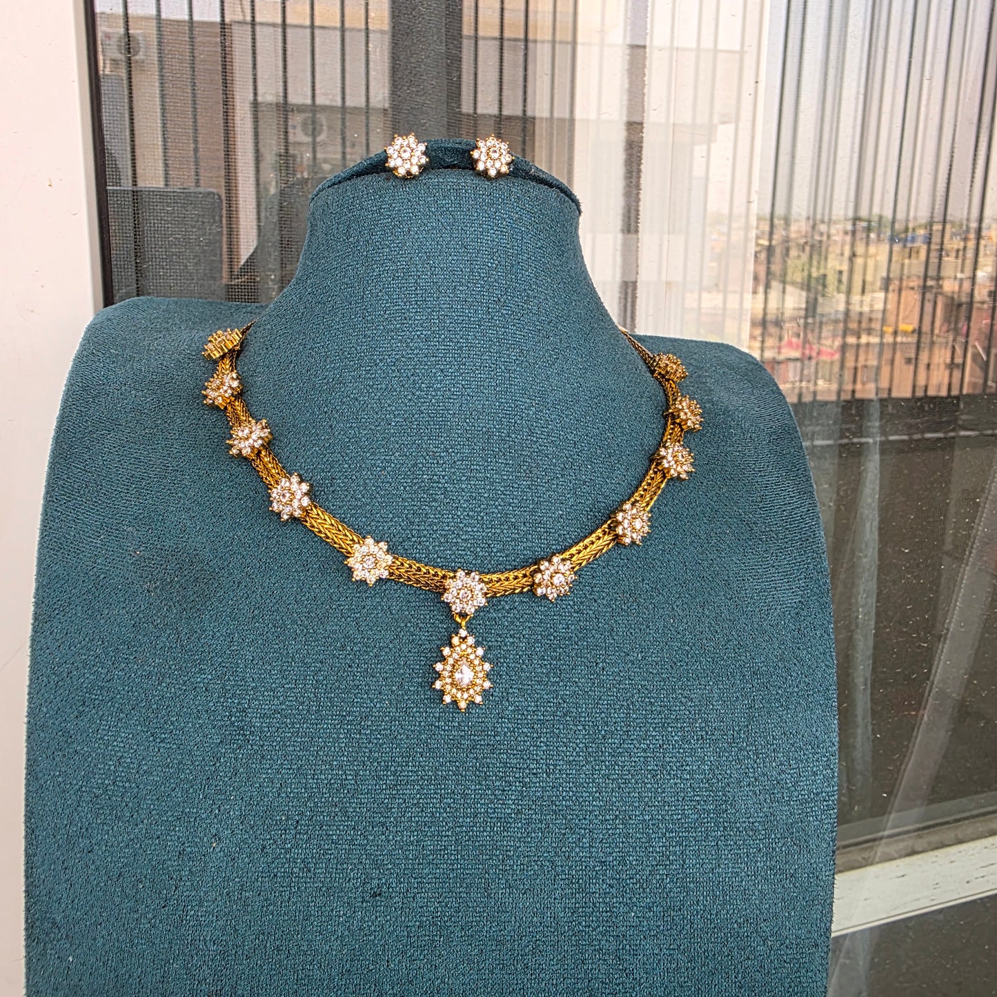 Attigai with flower motifs
