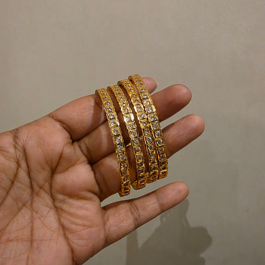 Tejaswi- impon gold like bangle set