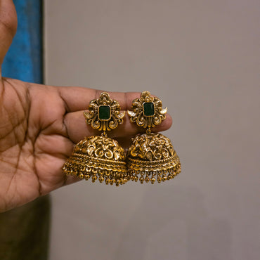 Kayadu- elephant detailing antique jumkha