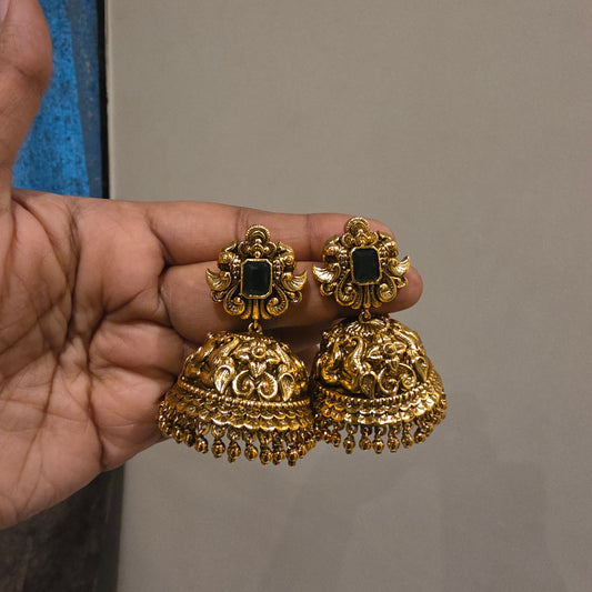Kayadu- elephant detailing antique jumkha
