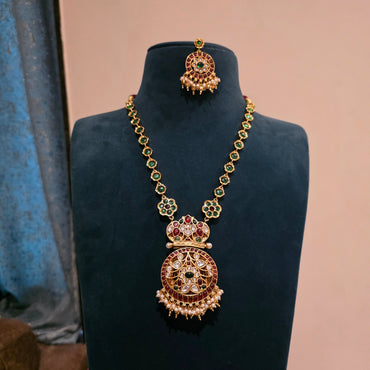 Dwaita- reversible kemp stone neckset