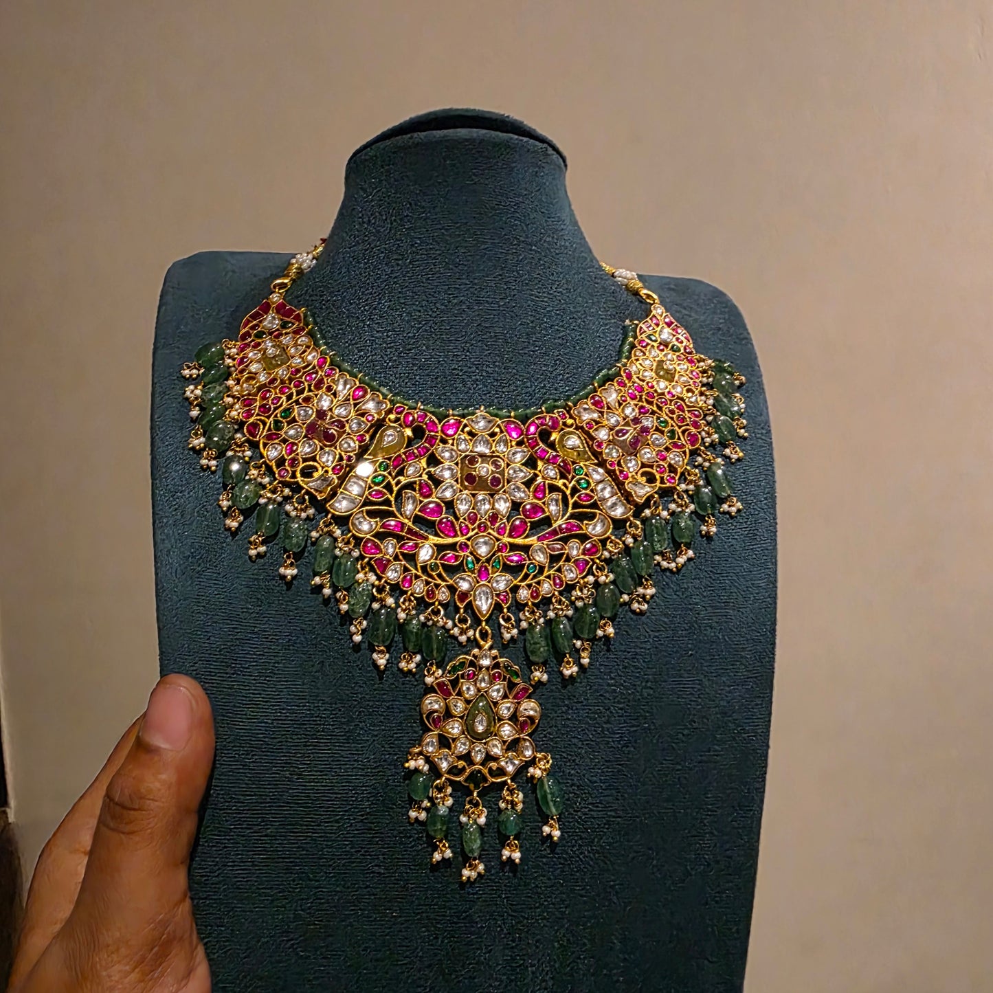 Mydhili- jadau kundan designer necklace
