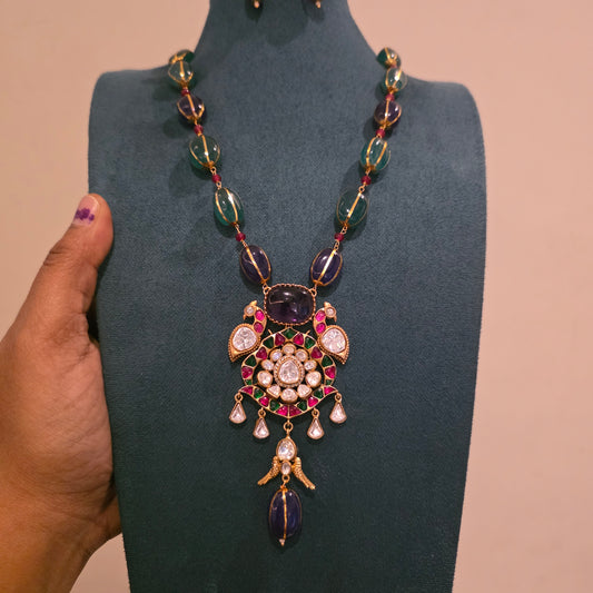 Shamantaka- fusion style neckset