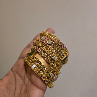 Rishika- designer six bangles set