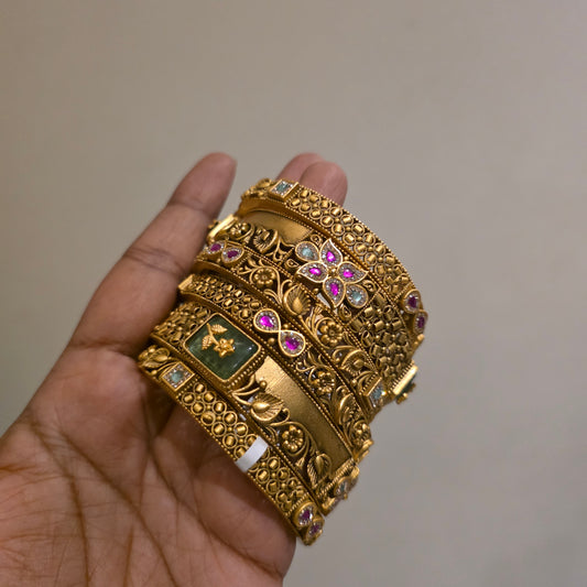 Rishika- designer six bangles set