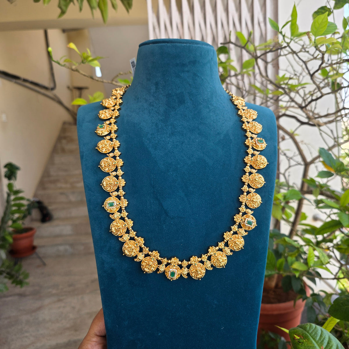 Kruthi- antique lakshmi and shaku haram