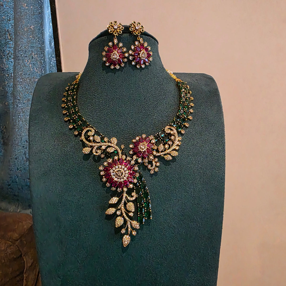 Madhumita- victorian neckset