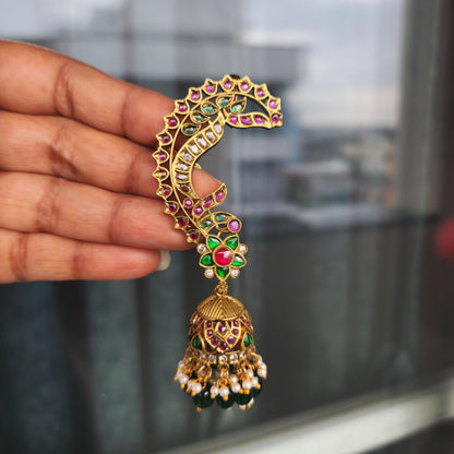 Kemp stone  earcuff jumkha