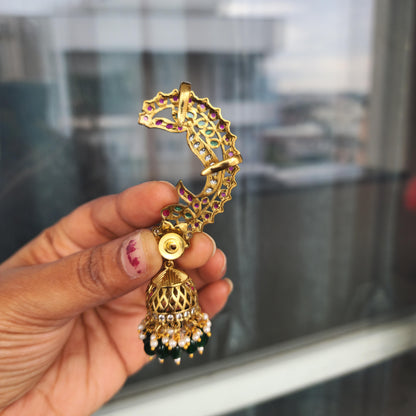 Kemp stone  earcuff jumkha