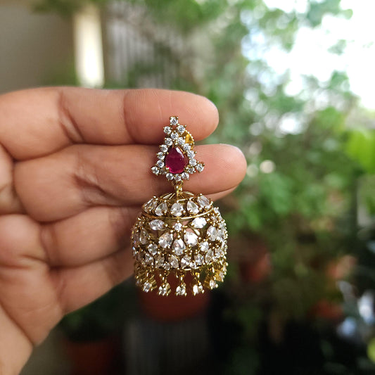 Cz stone jumkha with victorian