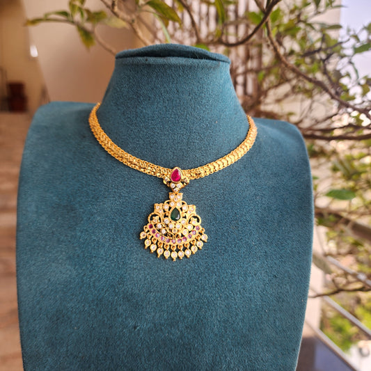 Mandakini-attigai in gold finish
