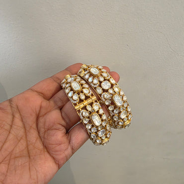 Sia-polki moissanite bangles
