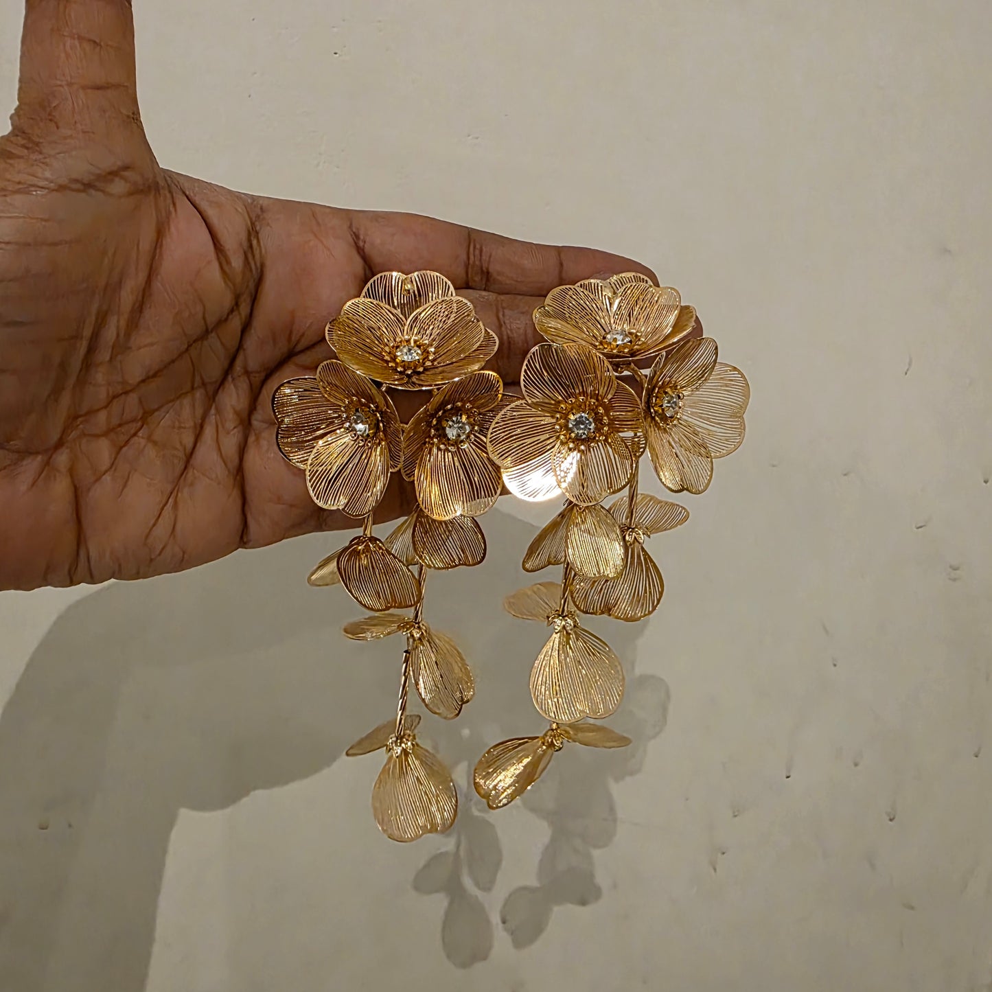 Zara inspired flower earrings