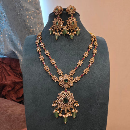 Bhama- layered victorian neckset
