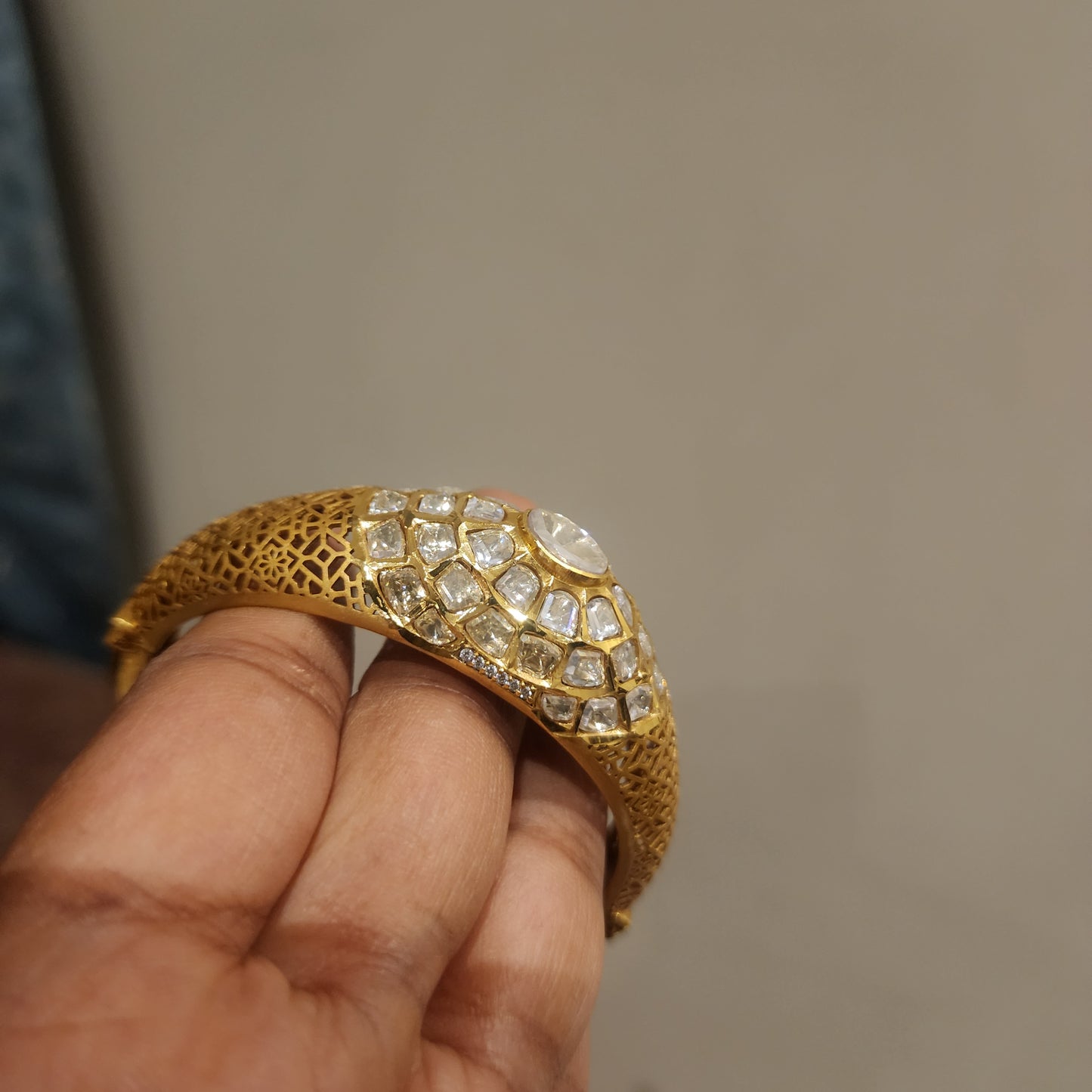 Polki bracelet with jal work