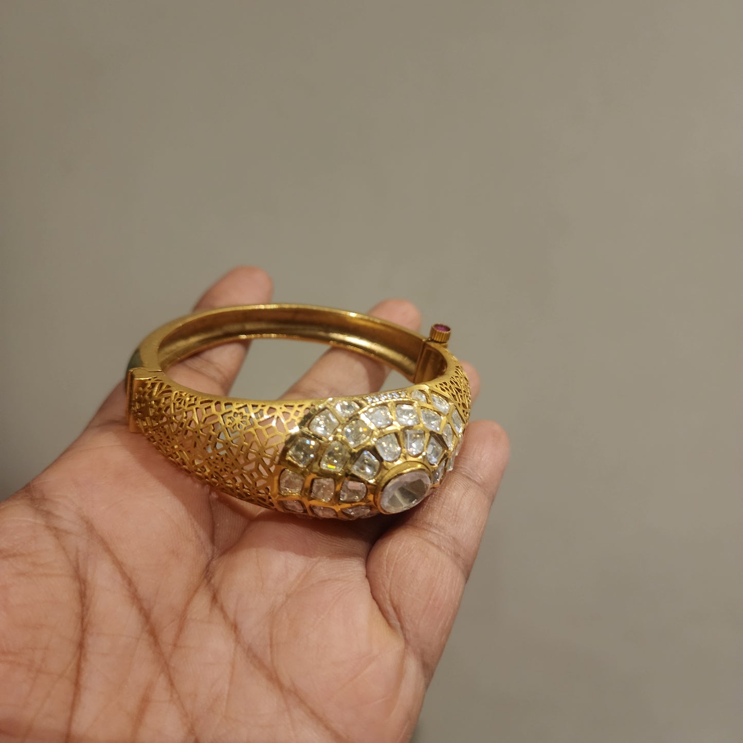 Polki bracelet with jal work