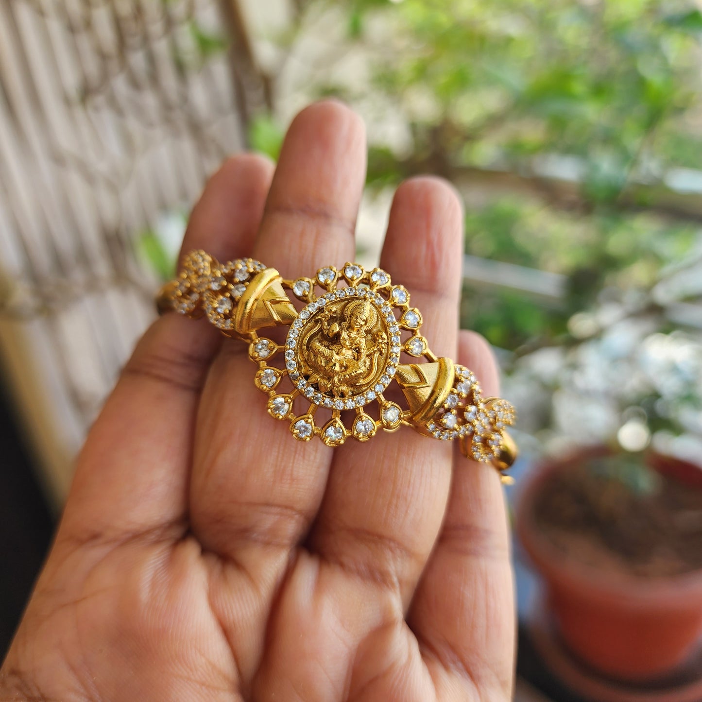 Lakshmi openable bracelet