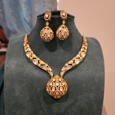 Thitli- moissanite and monalisa stones hasli