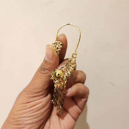 Karnika- diamond lookalike earcusffs