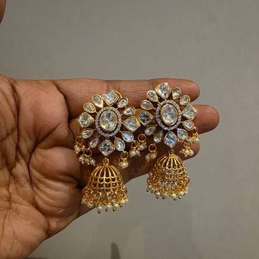 Kavya- polki studed jumkha