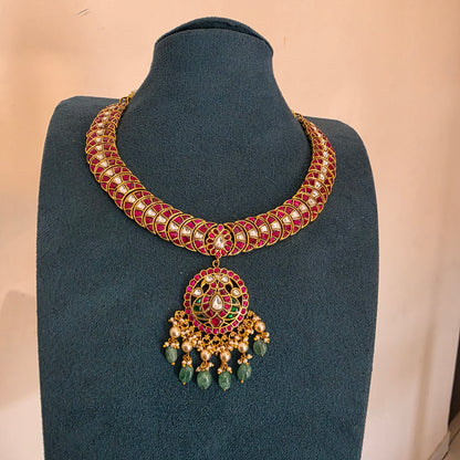 Kundana- jadau kundan neckset