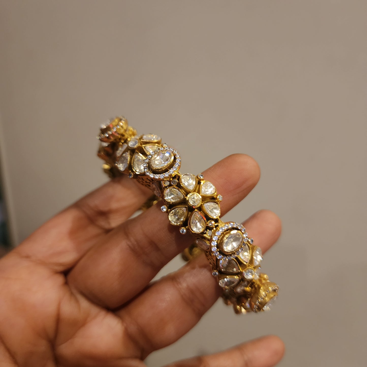 3d polki kada bangle