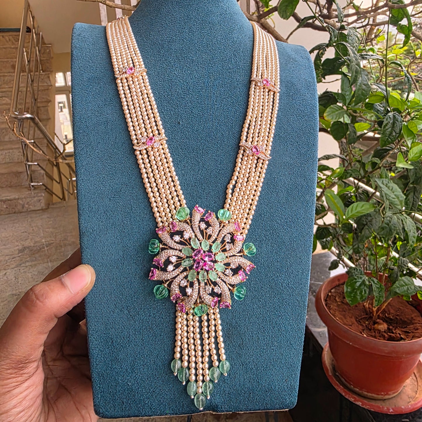 Apsara- diamond replica swaroski haram