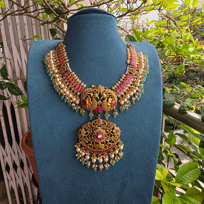 Kaamya- nakshi antique jadau kundan necklace