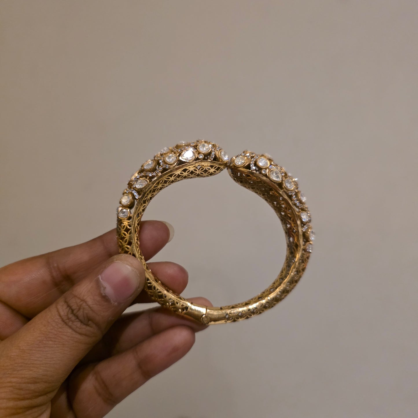 Sanihitha- polki openable bracelet