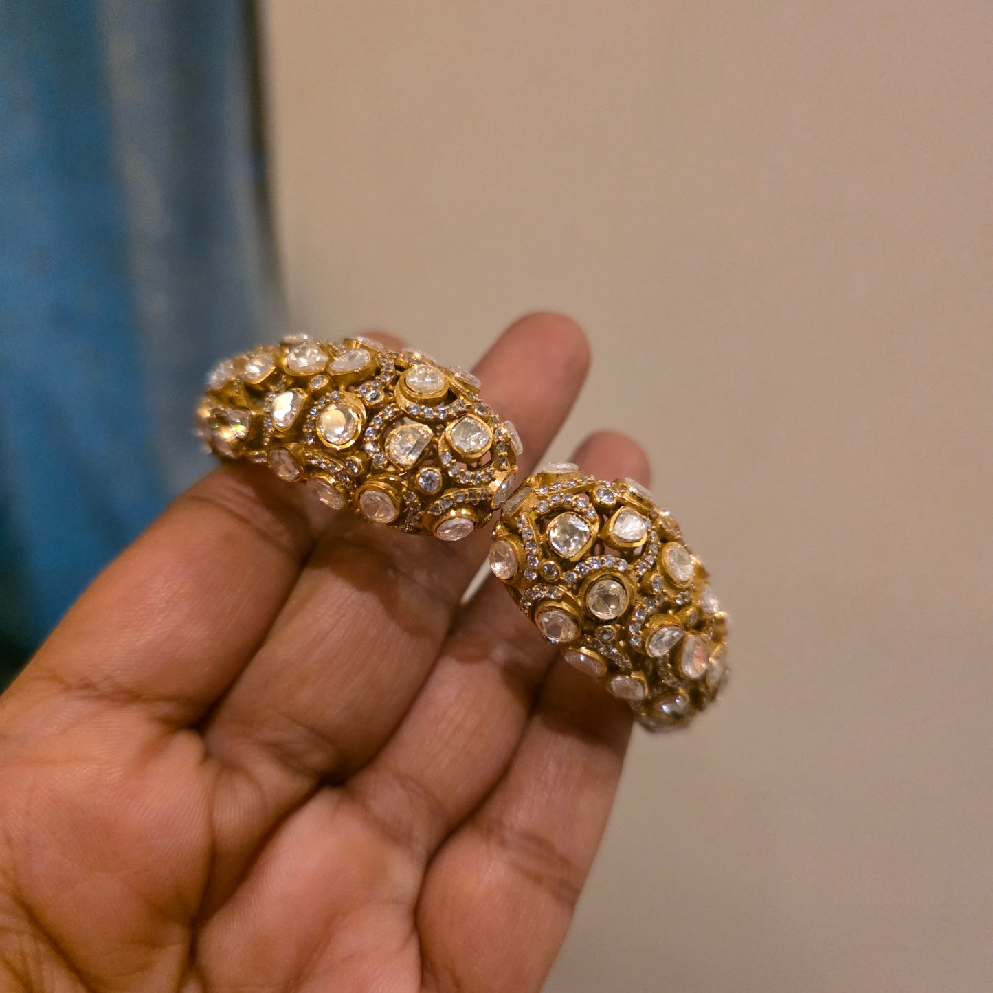 Sanihitha- polki openable bracelet
