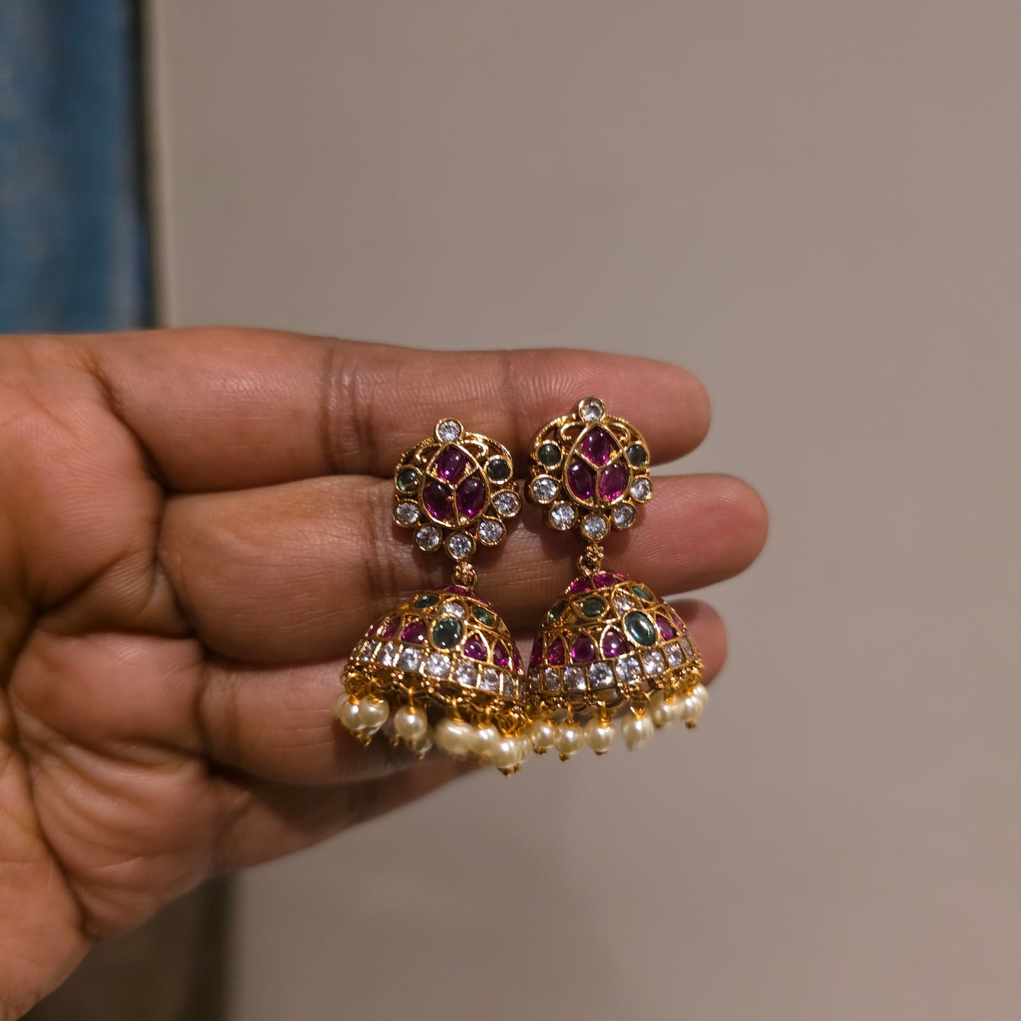 Praneetha- kempstones 2 layered neckset