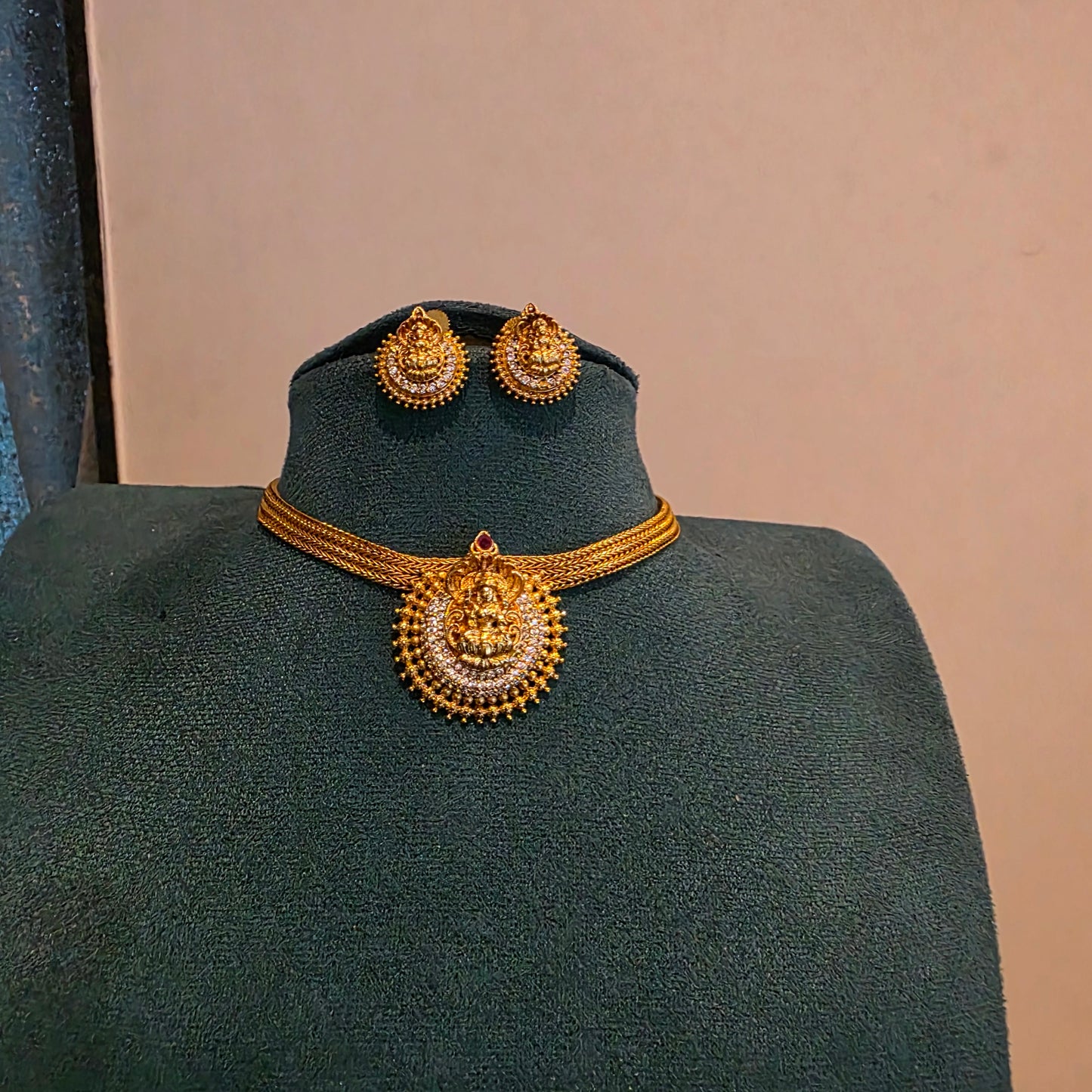 Antique lakshmi attigai set
