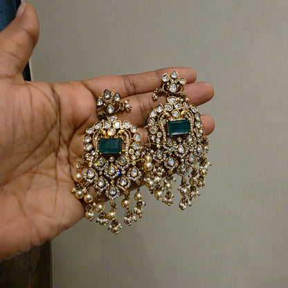 Tripthi- victorian doublet earrings