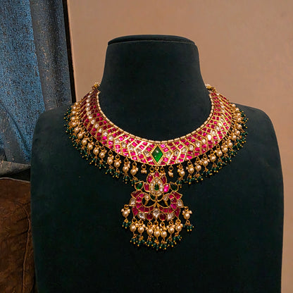 Indumati- jadau kundan necklace