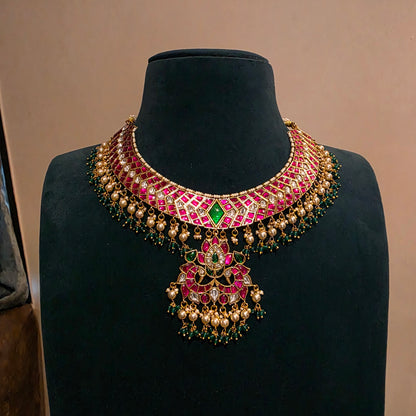 Indumati- jadau kundan necklace