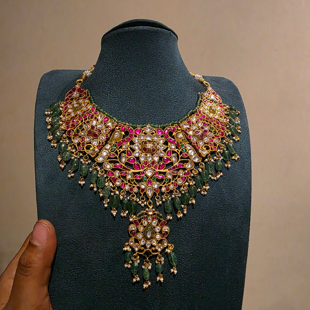 Mydhili- jadau kundan designer necklace