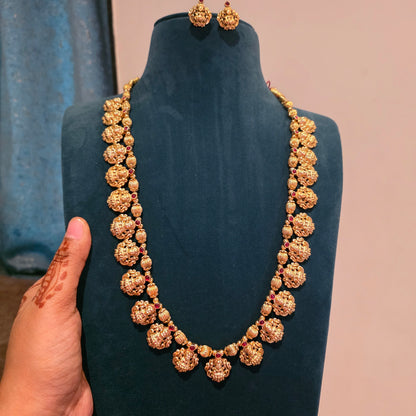 Siri- gundala mala with lakshmi devi motifs