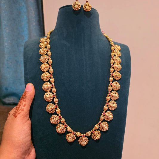 Siri- gundala mala with lakshmi devi motifs