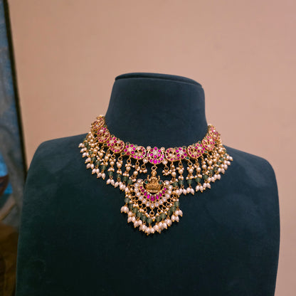 Padmavathi- jadau necklace