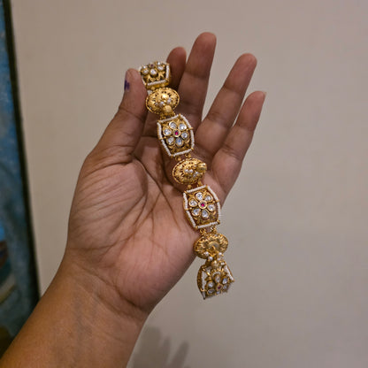 Utpala- openable heritage style bracelet