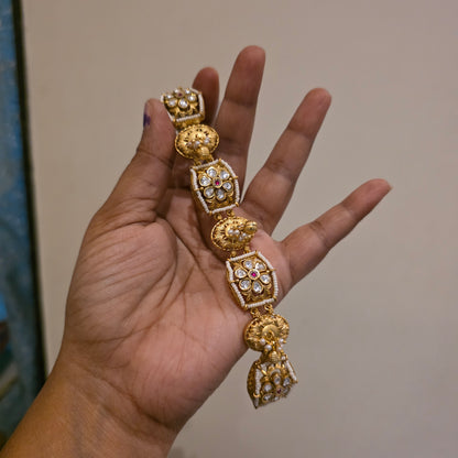Utpala- openable heritage style bracelet