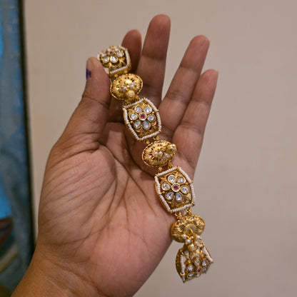 Utpala- openable heritage style bracelet