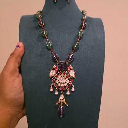 Shamantaka- fusion style neckset