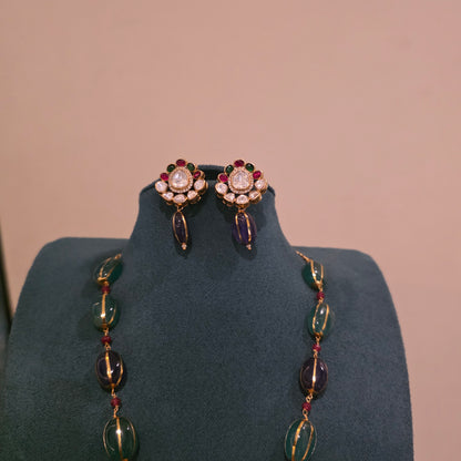 Shamantaka- fusion style neckset