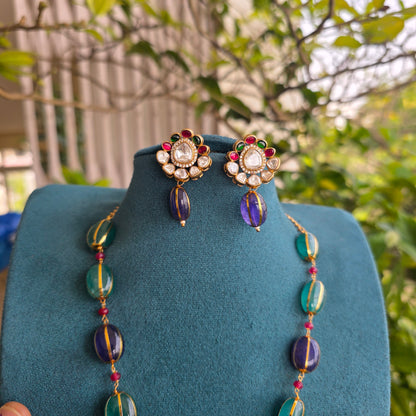 Shamantaka- fusion style neckset