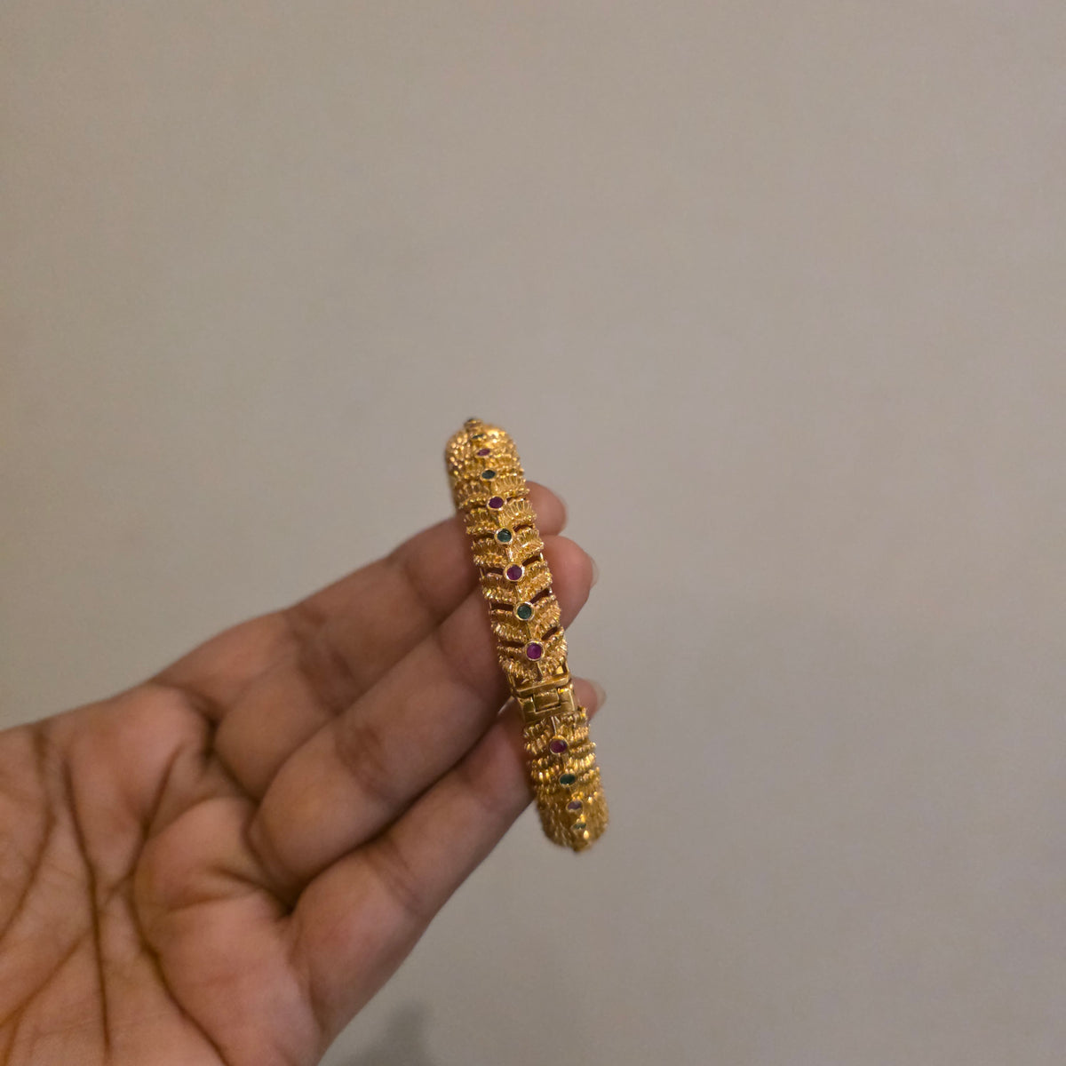 Iravam- antique openable elephant kada pair